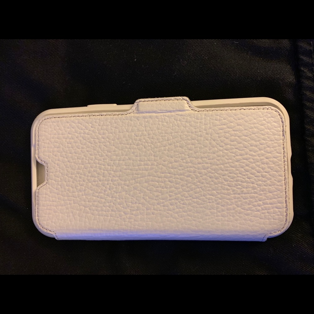 iPhone X leather wallet case